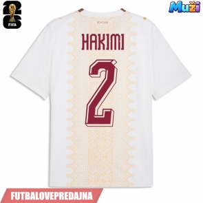 Lacne Muži Futbalové dres Maroko Achraf Hakimi #2 MS 2026 Krátky Rukáv - Preč